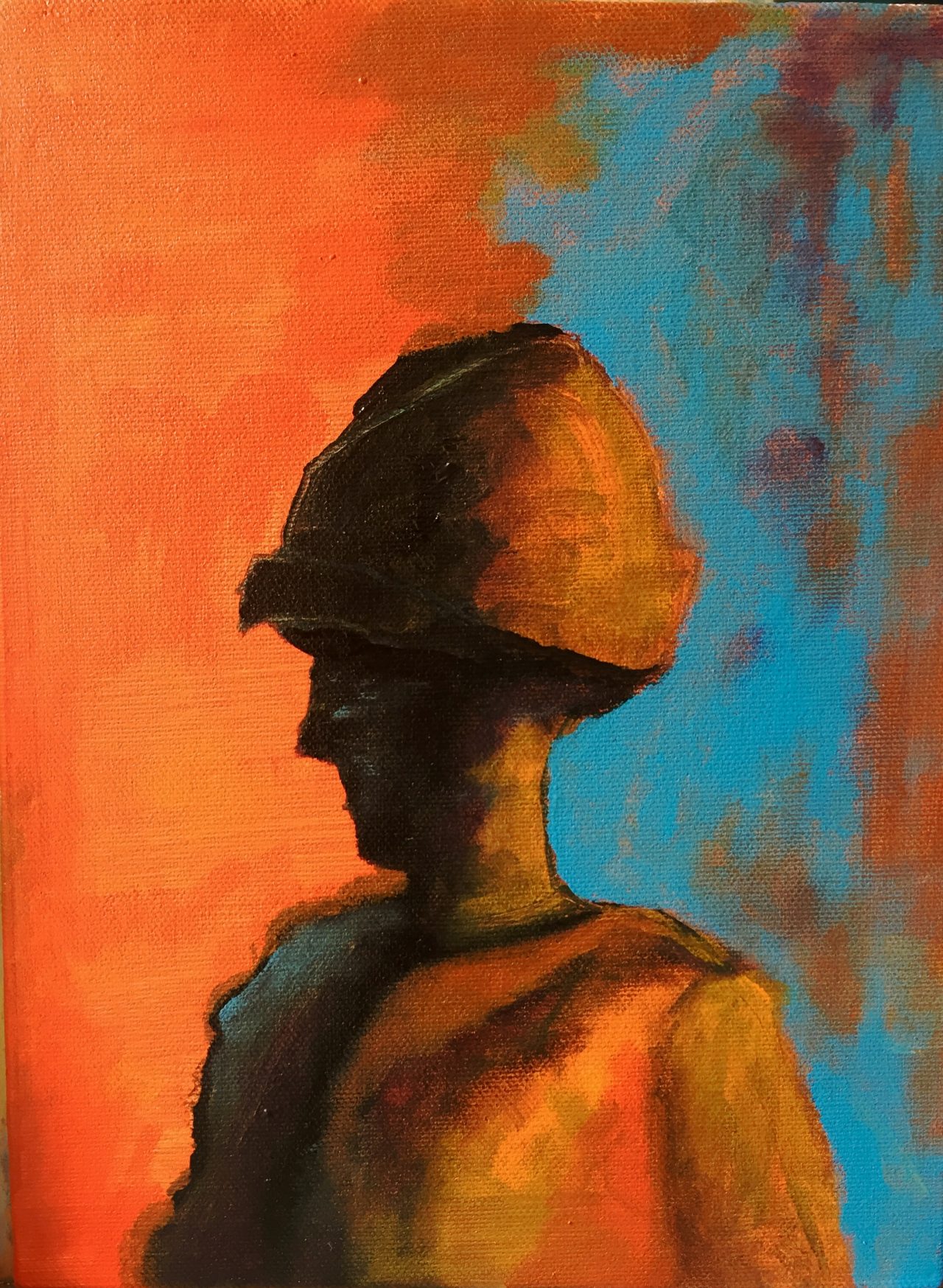 Schilderij: Soldaat